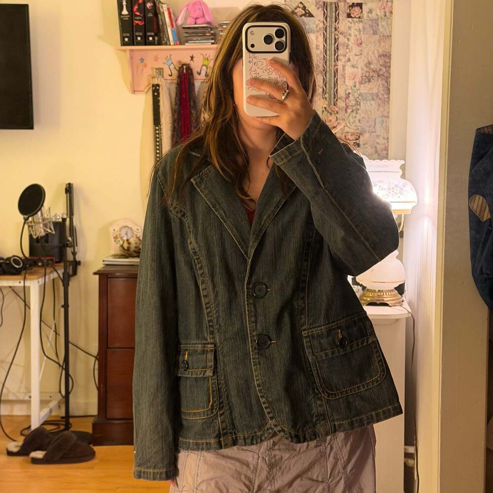 i.e. relaxed WOMAN Denim Blazer Jacket XL